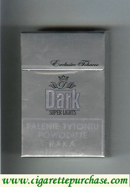 Dark 'D' Super Lights cigarettes hard box